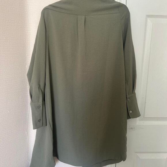 Green dkny button down shirt - Picture 5 of 6